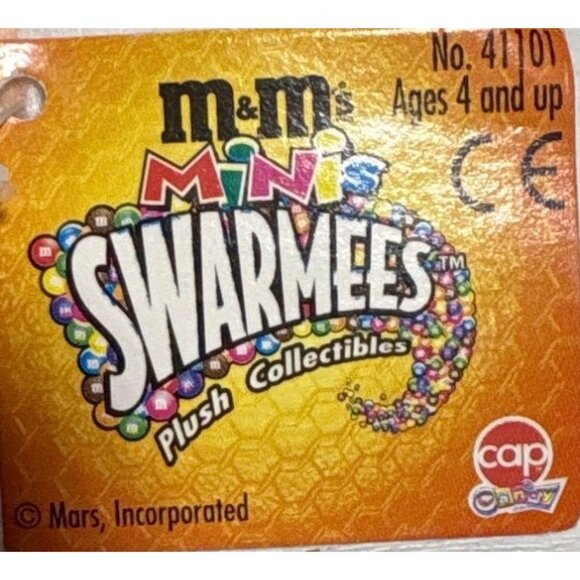 M&Ms Minis Pesky Purple Swarmees Plush 1998 By Mars 5" - Picture 3 of 6
